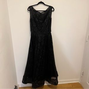 Black Embellished Gown